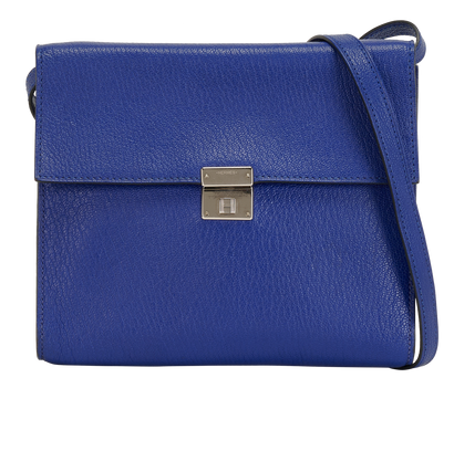 Clic 16 Wallet On Strap, &pound;1,800, Handbags, Blue, Leather, Front view